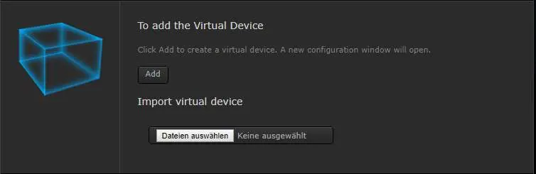 Importing the Virtual Device