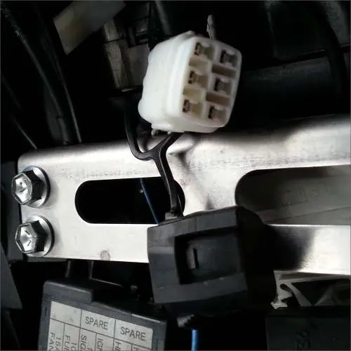 Diagnostic connector location