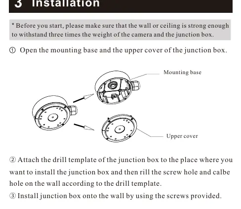 Installation diagram from the manual