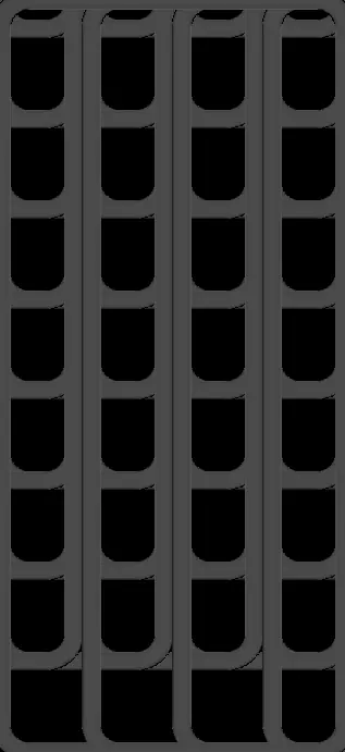 Top panel layout of the FC07 pedal