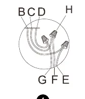 Wiring diagram showing connections for Black, White, and Ground wires.