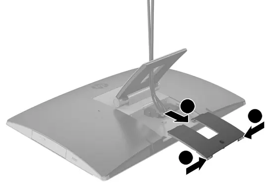 Removing the rear port cover