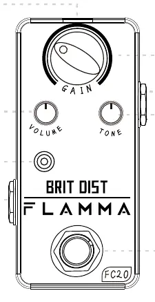 FC21 Pedal Layout Diagram