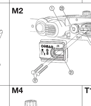 Chain tensioning (M1-M4)