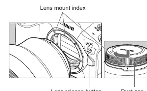 Attaching the lens