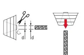 Setting the rebar