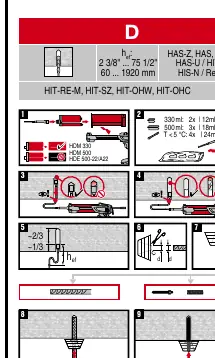 Detailed installation sequence