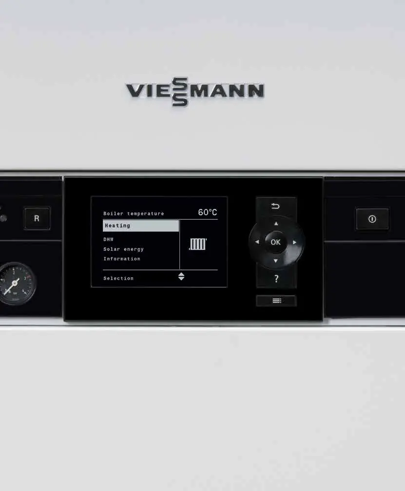 Vitotronic 200 control panel interface.