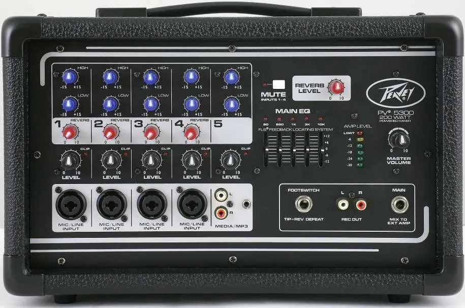 Peavey PV 5300 Front Panel