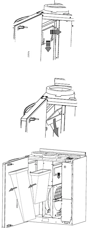 Filter removal procedure