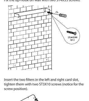 Wall bracket installation