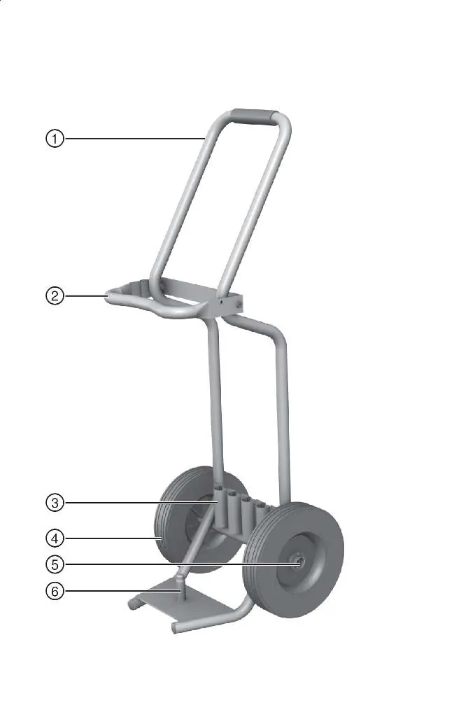 Overview of transport trolley