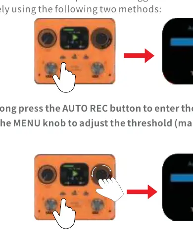 Auto Rec trigger threshold adjustment