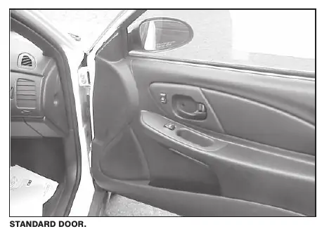 Standard door panel