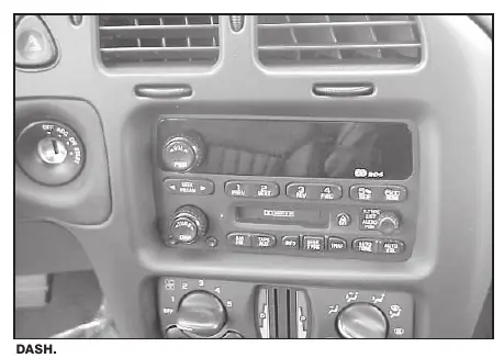 Dash trim removal