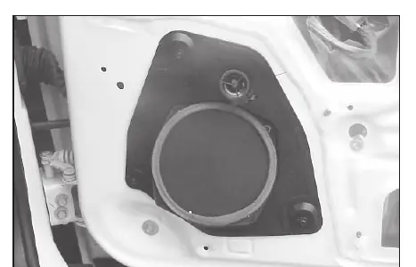 Front door speaker location