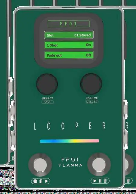 FFO1 pedal interface and controls