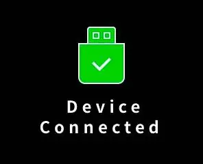 USB connection status