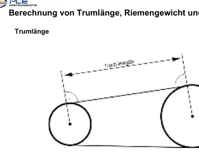 Trum length calculation diagram
