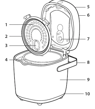 Product parts diagram