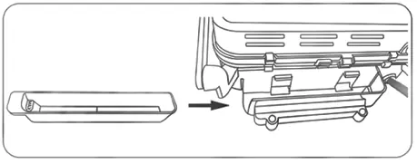 Drip tray installation