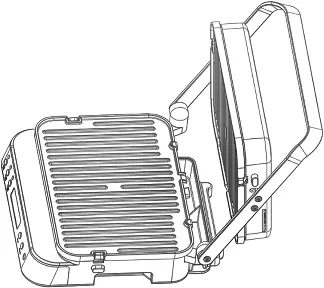Flat grill mode setup