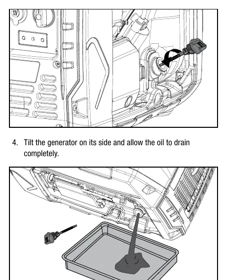 Changing engine oil
