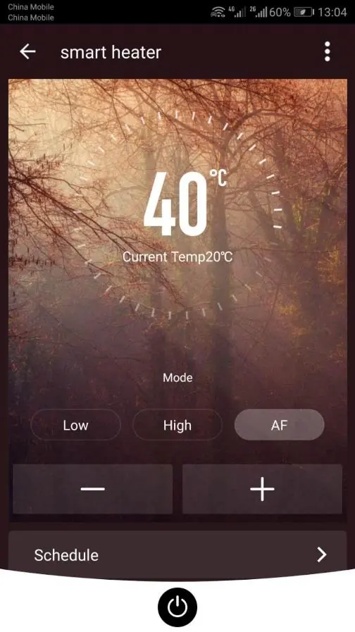 Smart Life app control interface