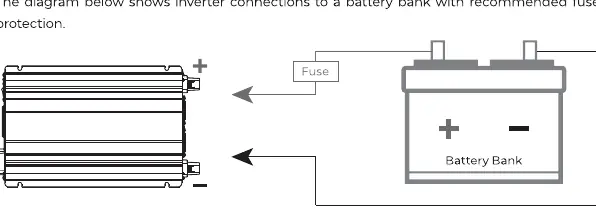 Battery bank connection diagram