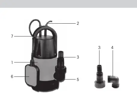 Pump components diagram
