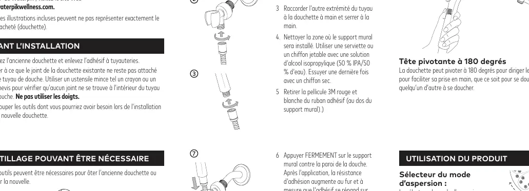 Installation steps 1-7
