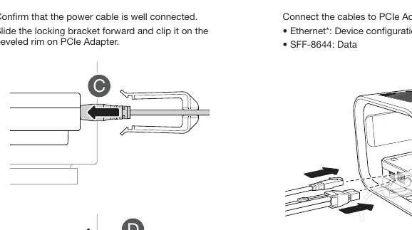 Connecting data cables