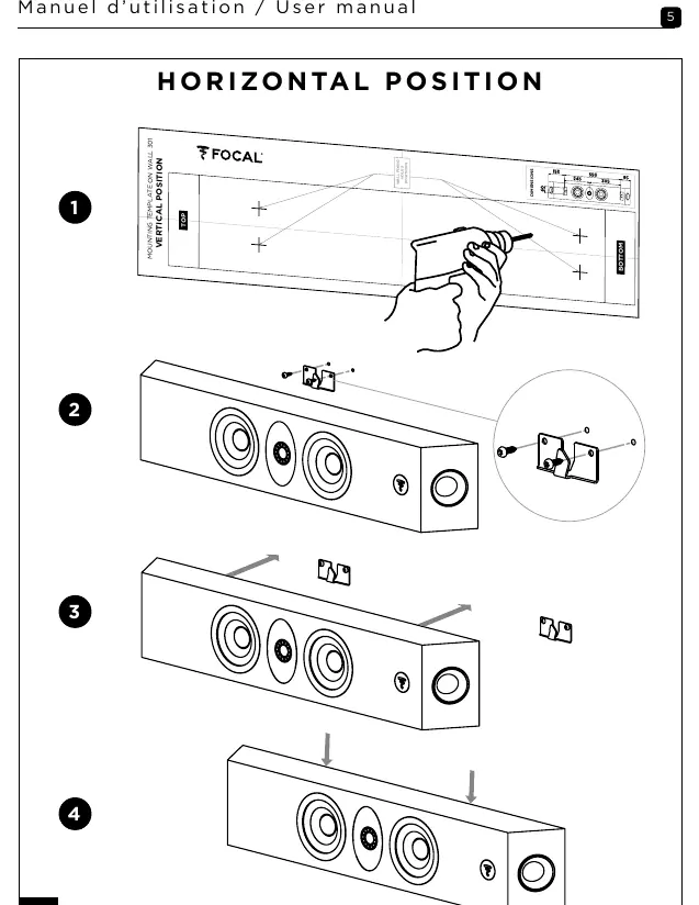 Horizontal mounting procedure