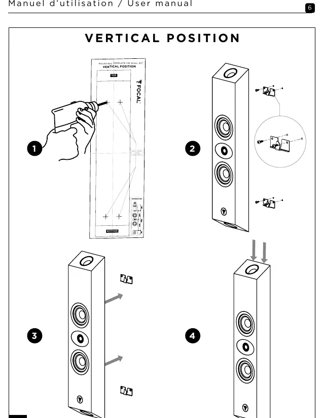 Vertical mounting procedure
