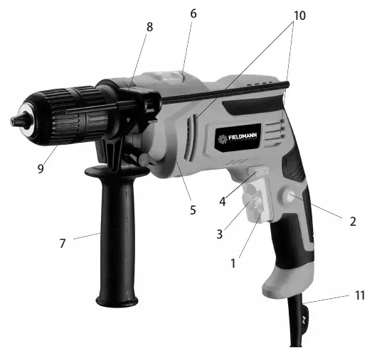 Fieldmann FDV 200502-E parts diagram