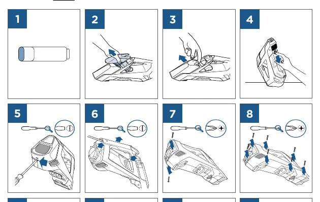 Battery removal steps