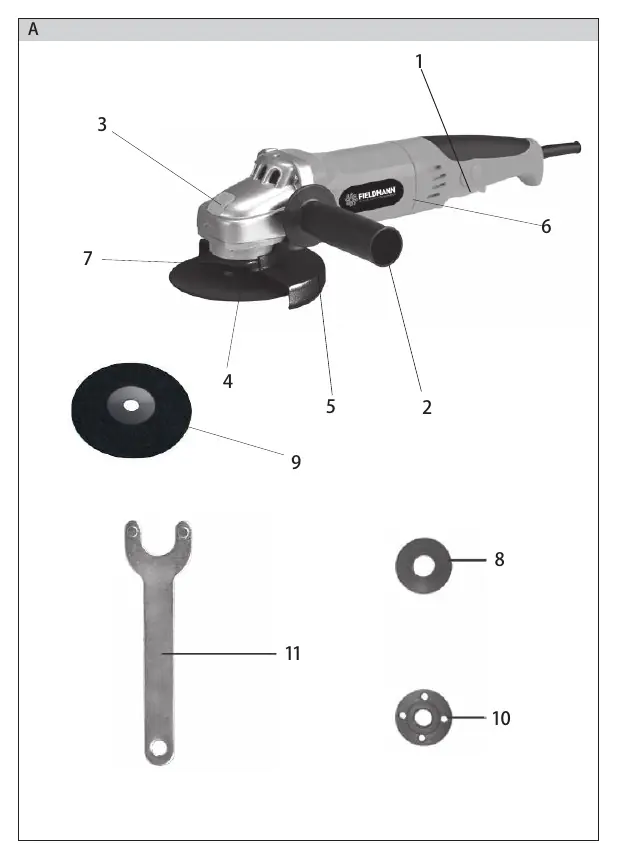 Parts identification diagram