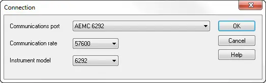 Connection Dialog