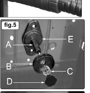 Wire spool installation (Fig 5)