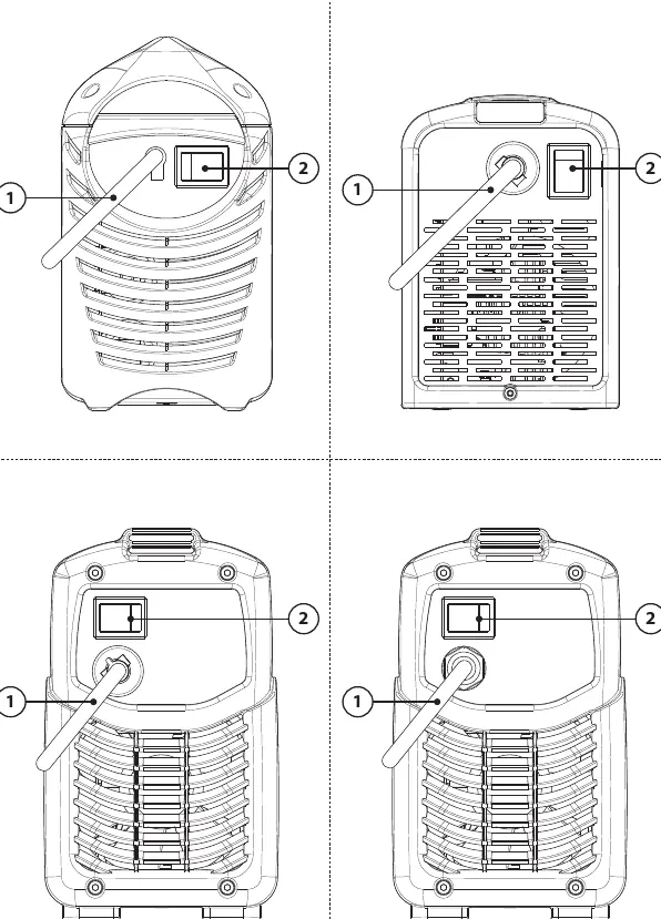 Rear panel (Fig. D)