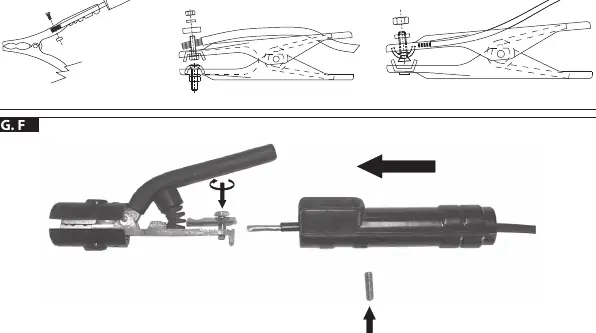 Cable assembly (Fig. E/F)