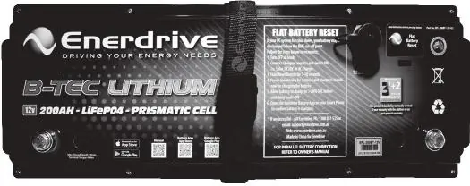 Flat battery reset button location