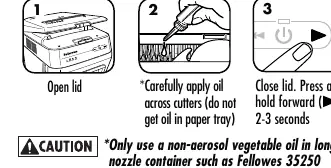 Oiling Procedure