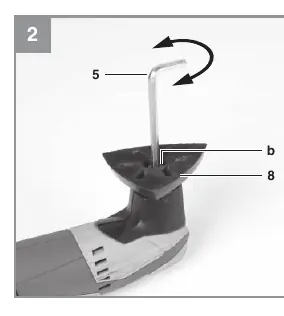 Mounting the plug-in tool