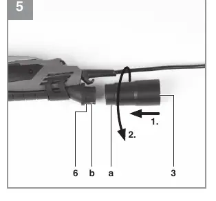 Mounting the dust extraction device