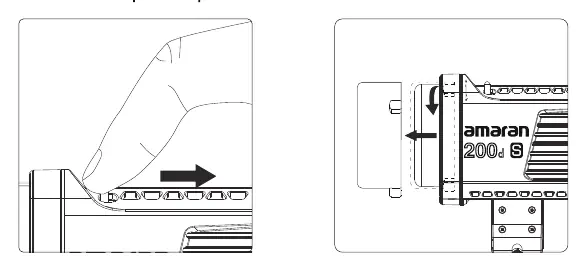 Detaching/attaching the protection cover