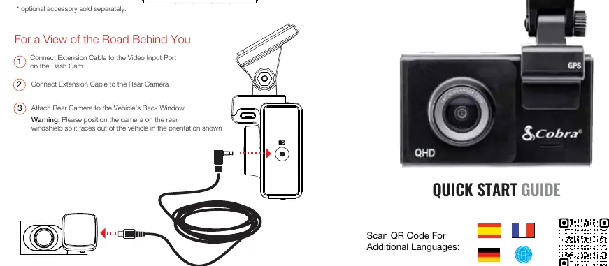 Rear camera wiring and installation diagram