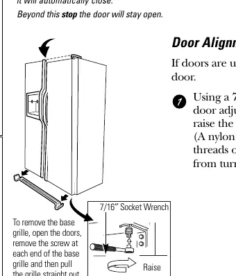 Door alignment procedure