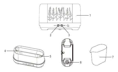 Structure of the Aroma Diffuser