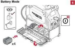 Battery installation
